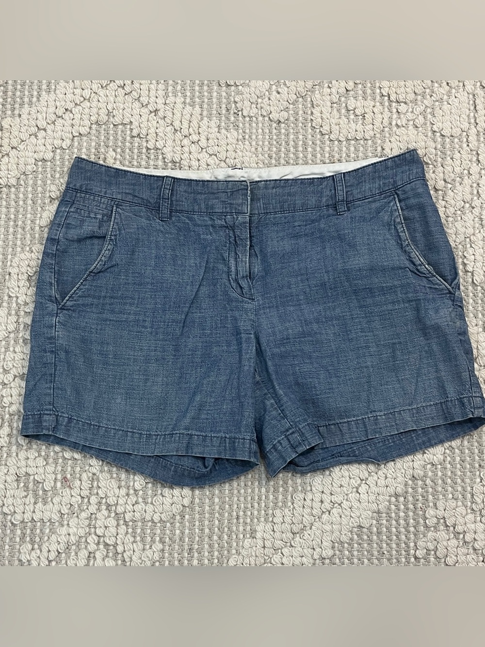Women’s Lands' End Blue Chambray Shorts